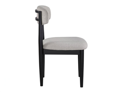 Magnolia Upholstered Side Chair, Black by Steve Silver at Eve Furniture