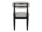 Magnolia Upholstered Side Chair, Black by Steve Silver at Eve Furniture