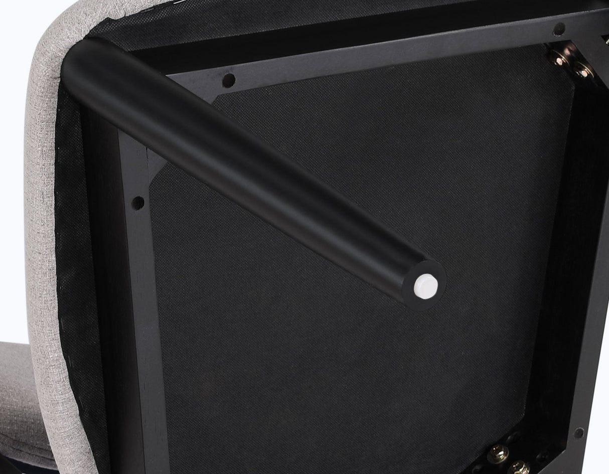 Magnolia Upholstered Side Chair, Black by Steve Silver at Eve Furniture