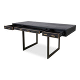 Mako Black Desk by Moe's Home at Eve Furniture