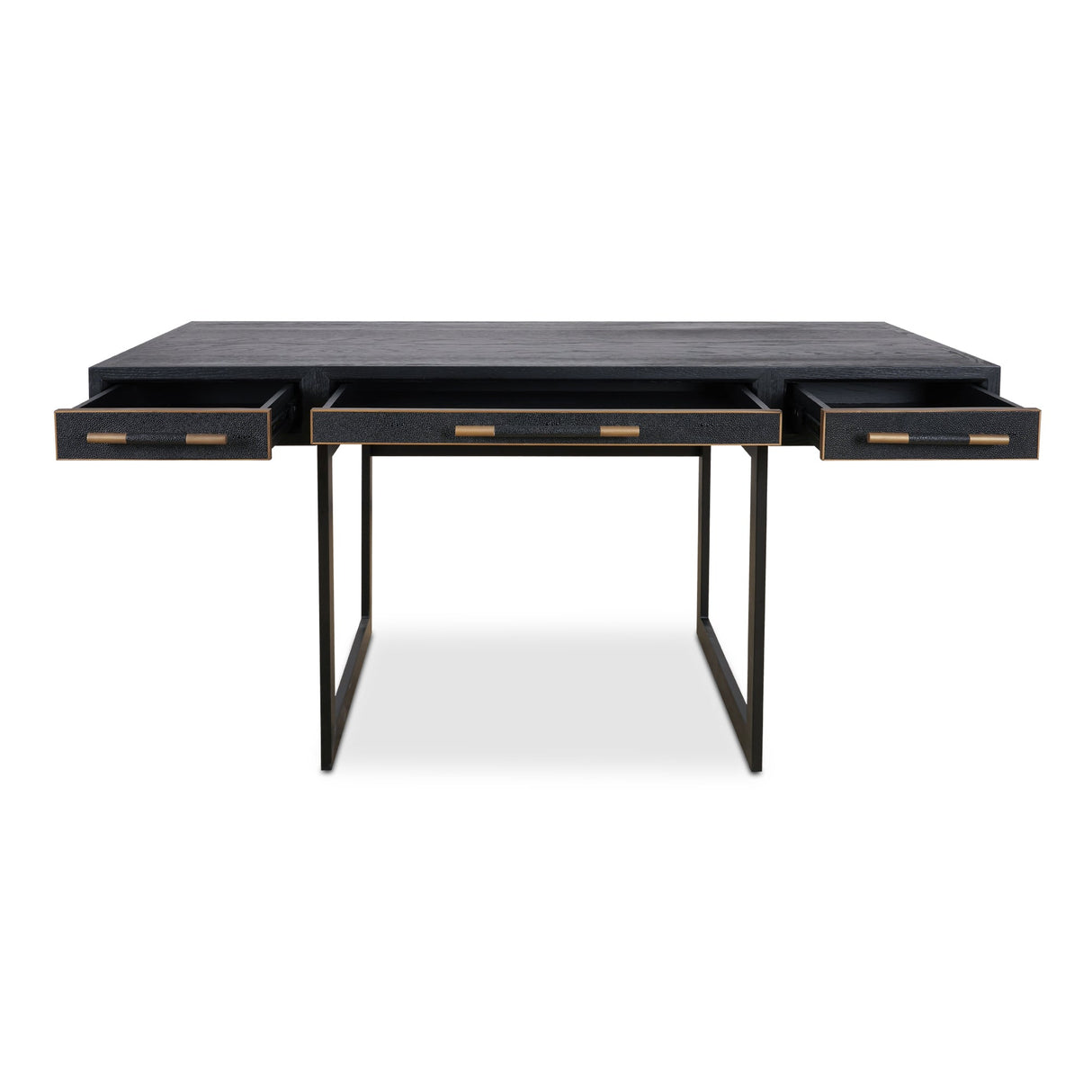 Mako Black Desk by Moe's Home at Eve Furniture