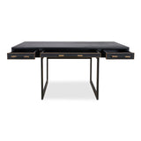 Mako Black Desk by Moe's Home at Eve Furniture