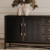 Mako Black Large Sideboard by Moe's Home at Eve Furniture