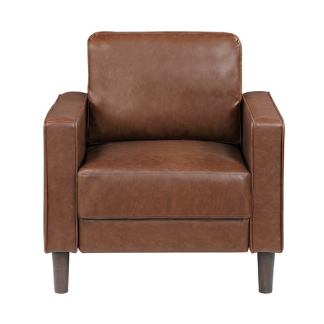 Malcolm Chocolate Chair by Homelegance at Eve Furniture