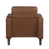 Malcolm Chocolate Chair by Homelegance at Eve Furniture