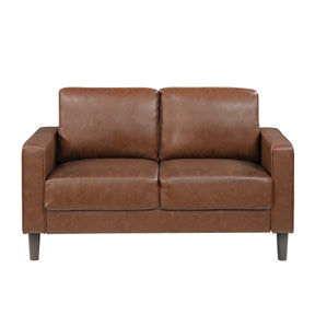 Malcolm Chocolate Loveseat by Homelegance at Eve Furniture