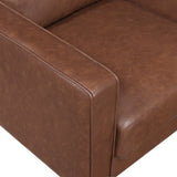 Malcolm Chocolate Loveseat by Homelegance at Eve Furniture