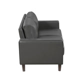 Malcolm Dark Gray Loveseat by Homelegance at Eve Furniture