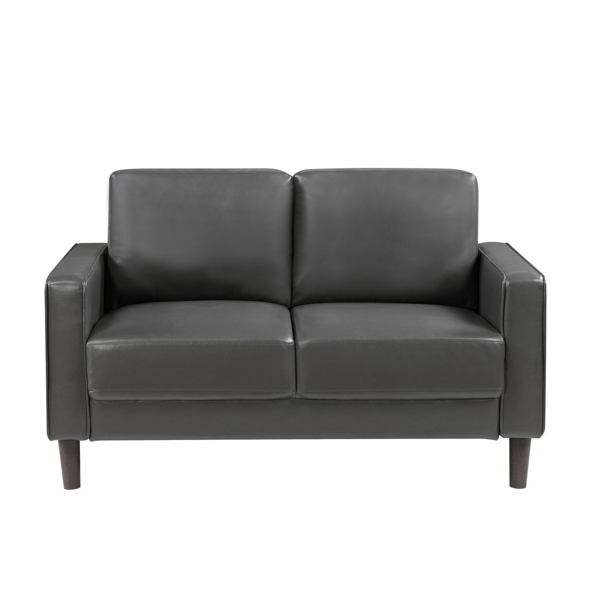 Malcolm Dark Gray Loveseat by Homelegance at Eve Furniture