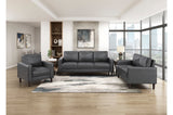 Malcolm Dark Gray Sofa by Homelegance at Eve Furniture