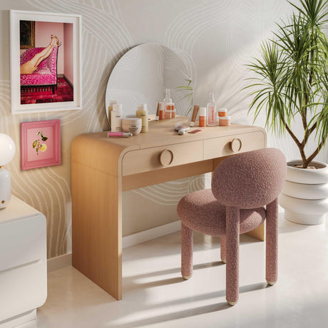 Manu Nubby Performance Fabric Side Chair by TOV Furniture at Eve Furniture