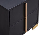 Marceline Black 2-drawer Nightstand by Coaster at Eve Furniture