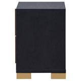 Marceline Black 2-drawer Nightstand by Coaster at Eve Furniture