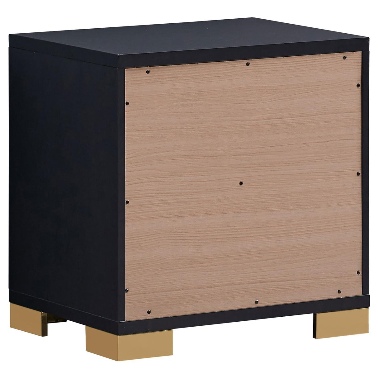 Marceline Black 2-drawer Nightstand by Coaster at Eve Furniture