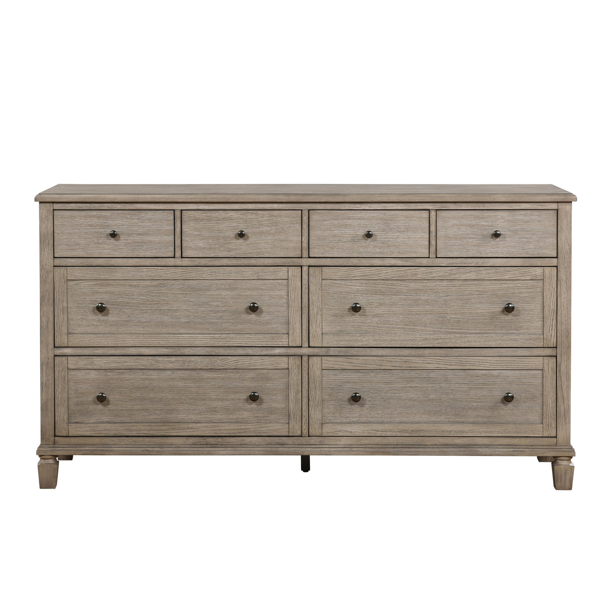 Marceline Gray Oak Canopy Platform Bedroom Set by Homelegance at Eve Furniture