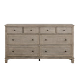 Marceline Gray Oak Canopy Platform Bedroom Set by Homelegance at Eve Furniture