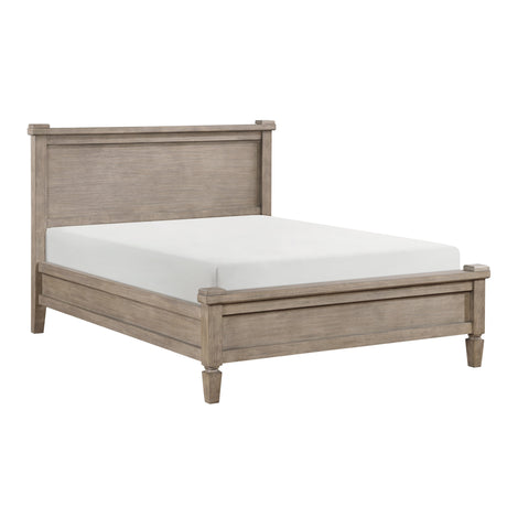 Marceline Gray Oak Eastern King Platform Bed by Homelegance at Eve Furniture