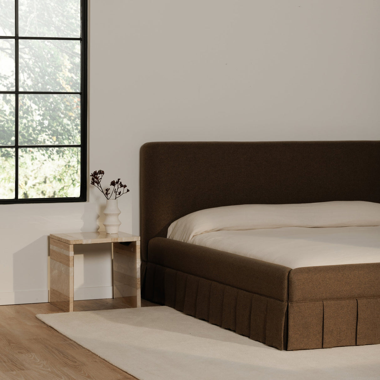 Maren Brown King Bed by Moe's Home at Eve Furniture