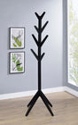 Margaret Black Solid Wood Coat Rack by Coaster at Eve Furniture