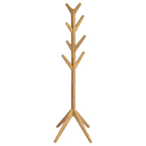 Margaret Natural Oak Solid Wood Coat Rack by Coaster at Eve Furniture