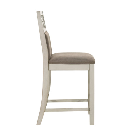 Maribelle Gray Counter Height Chair, Set of 2 by Homelegance at Eve Furniture
