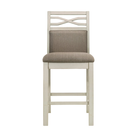 Maribelle Gray Counter Height Chair, Set of 2 by Homelegance at Eve Furniture