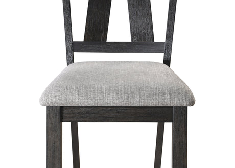 Maribelle Wheat Charcoal Extendable Dining Set by Crown Mark at Eve Furniture