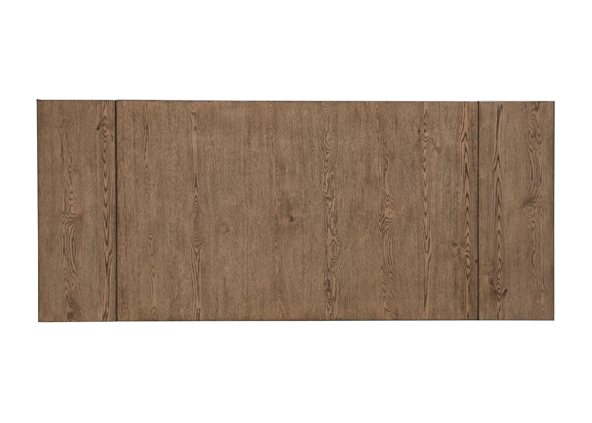 Maribelle Wheat Charcoal Extendable Dining Table by Crown Mark at Eve Furniture