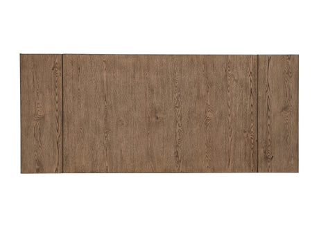 Maribelle Wheat Charcoal Extendable Dining Table by Crown Mark at Eve Furniture