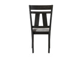 Maribelle Wheat Charcoal Side Chair, Set of 2 by Crown Mark at Eve Furniture