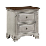 Marquette Gray/Brown Panel Bedroom Set by Homelegance at Eve Furniture