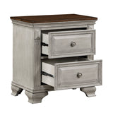 Marquette Gray/Brown Panel Bedroom Set by Homelegance at Eve Furniture