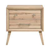 Marrin Natural Oak Nightstand by Homelegance at Eve Furniture