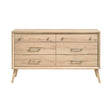 Marrin Natural Oak Panel Bedroom Set by Homelegance at Eve Furniture