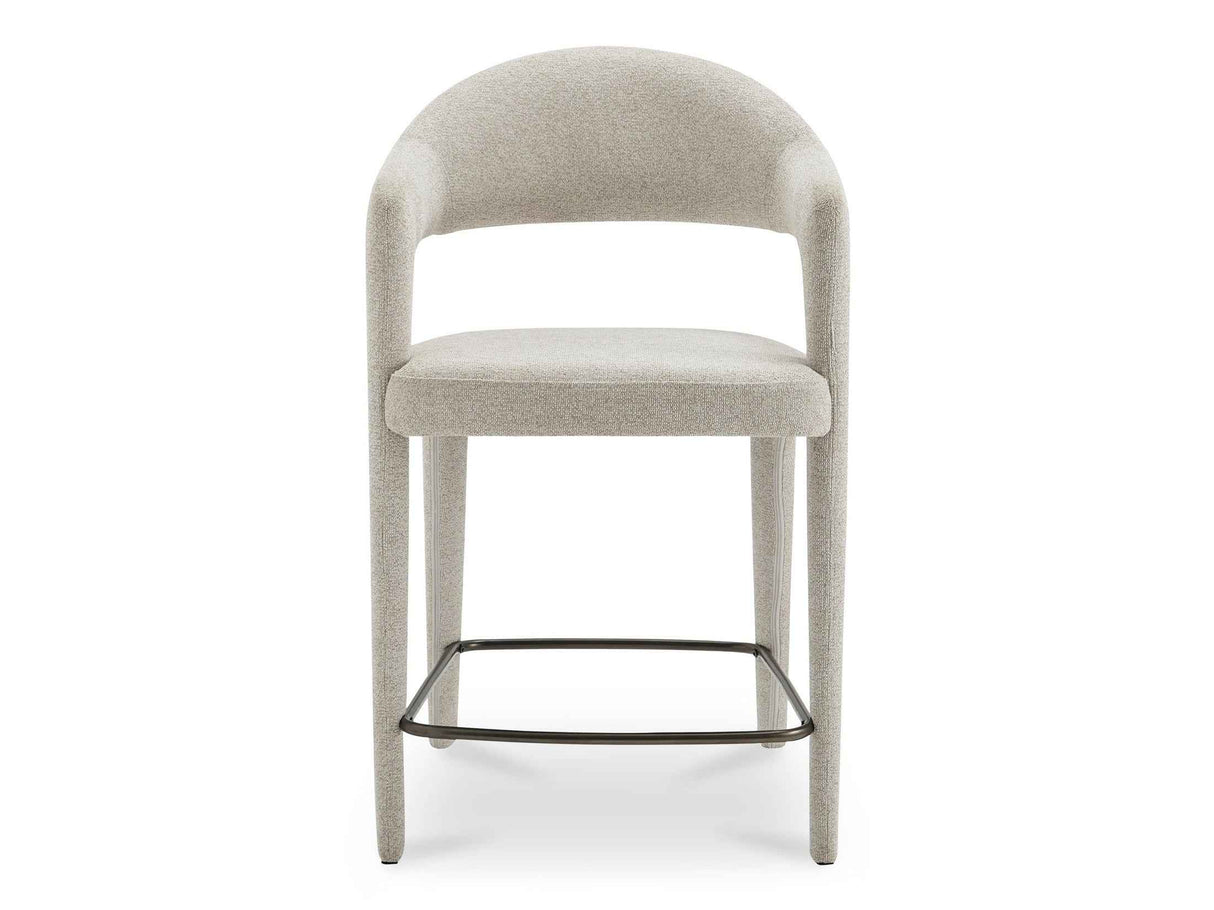 Martens Beige Counter Stool by Moe's Home at Eve Furniture