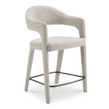 Martens Beige Counter Stool by Moe's Home at Eve Furniture