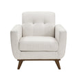Martina Beige Accent Chair by Homelegance at Eve Furniture