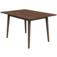 Mary Modern Style Solid Wood Rectangular Dining Kitchen Table 47" by Ashcroft Imports at Eve Furniture