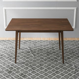 Mary Modern Style Solid Wood Rectangular Dining Kitchen Table 47" by Ashcroft Imports at Eve Furniture