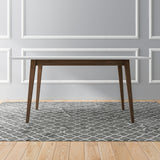 Mary Modern Style Solid Wood Rectangular Dining Kitchen Table 63" by Ashcroft Imports at Eve Furniture