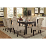 Mashall Beige/Antique Black Side Chair by Furniture of America at Eve Furniture