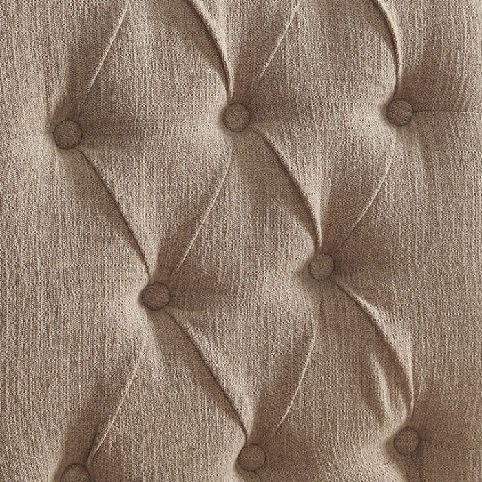 Mashall Beige/Antique Black Side Chair by Furniture of America at Eve Furniture