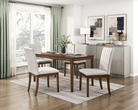 Maude Chestnut Dining Side Chair, Set of 2 by Homelegance at Eve Furniture