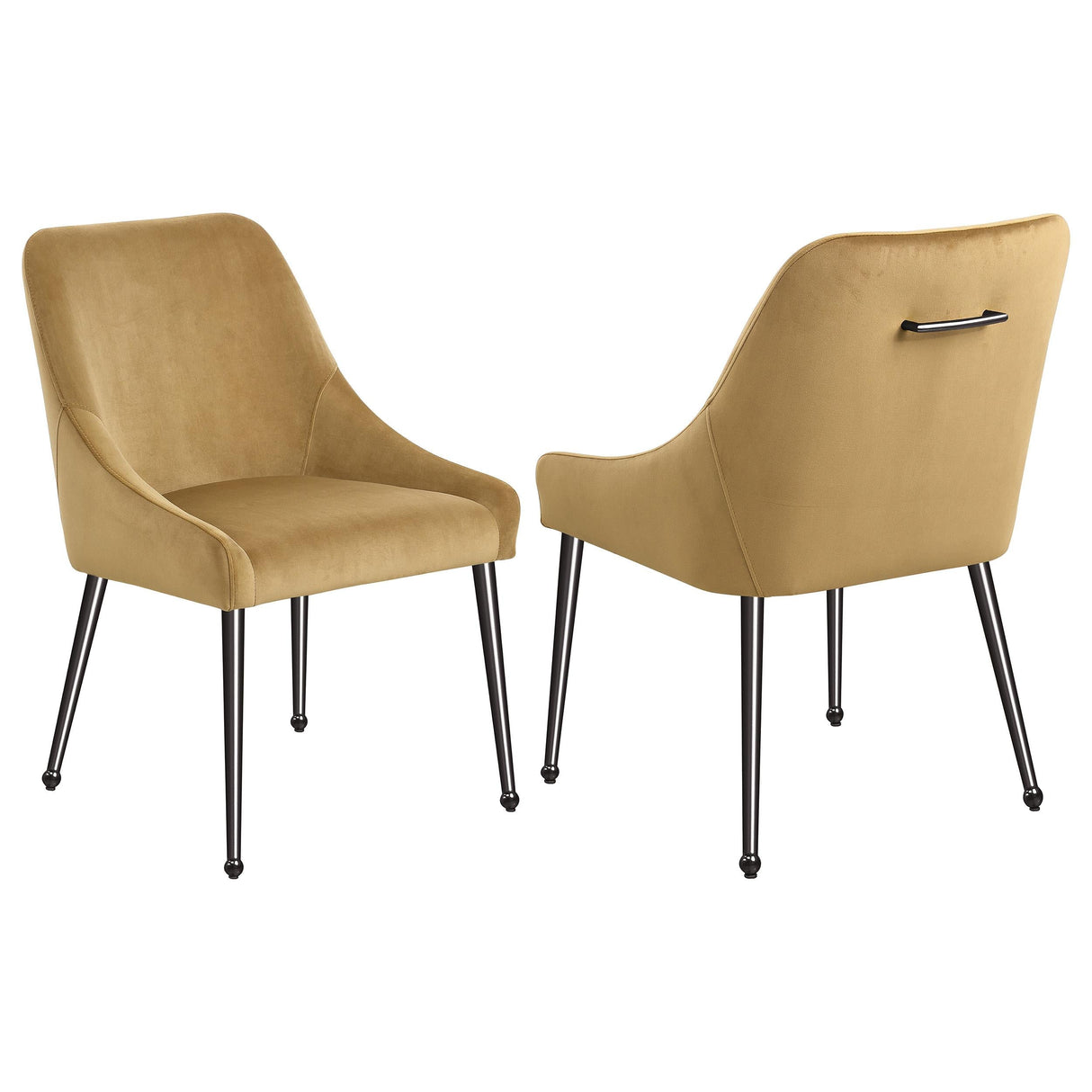 Mayette Cognac Dining Side Chair, Set of 2 by Coaster at Eve Furniture