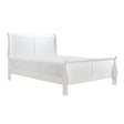 Mayville White Queen Sleigh Bed by Homelegance at Eve Furniture