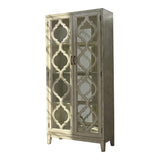 McKellen Antique White 2-Door Tall Cabinet by Coaster at Eve Furniture