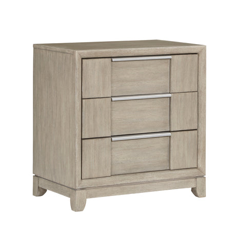 McKewen Light Gray Nightstand by Homelegance at Eve Furniture