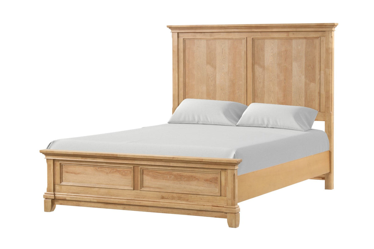 McHenry Natural Oak King Bed by Furniture of America at Eve Furniture