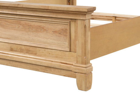 McHenry Natural Oak King Bed by Furniture of America at Eve Furniture