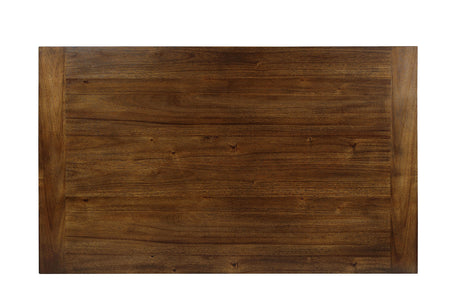 Medford Walnut/Beige 7 PC. Dining Table Set by Furniture of America at Eve Furniture